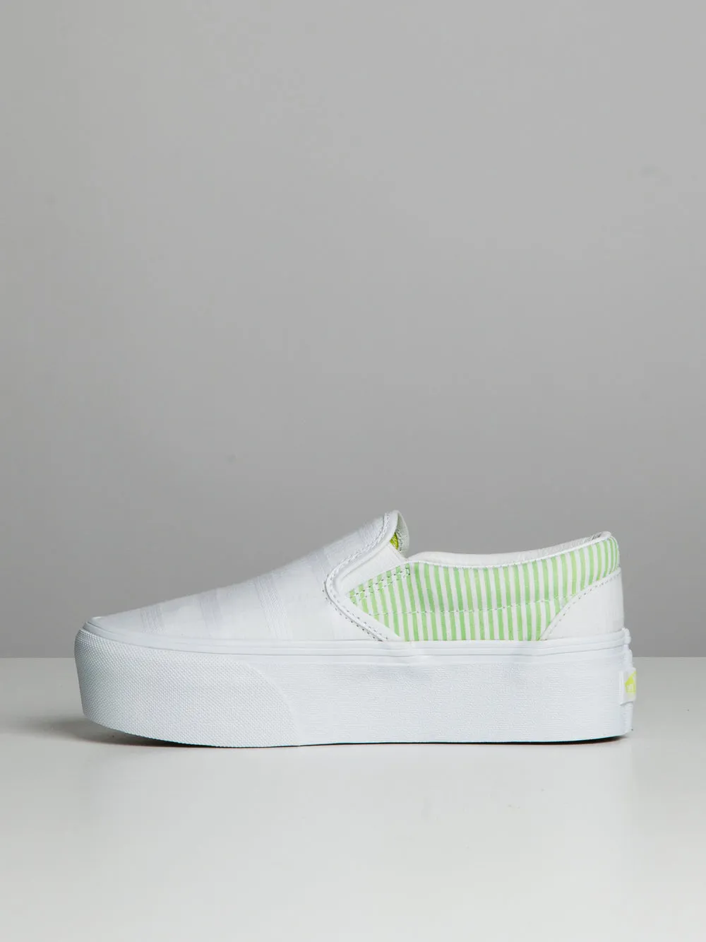 VANS WOMENS VANS CLASSIC SLIP ON STACKFORM - CLEARANCE