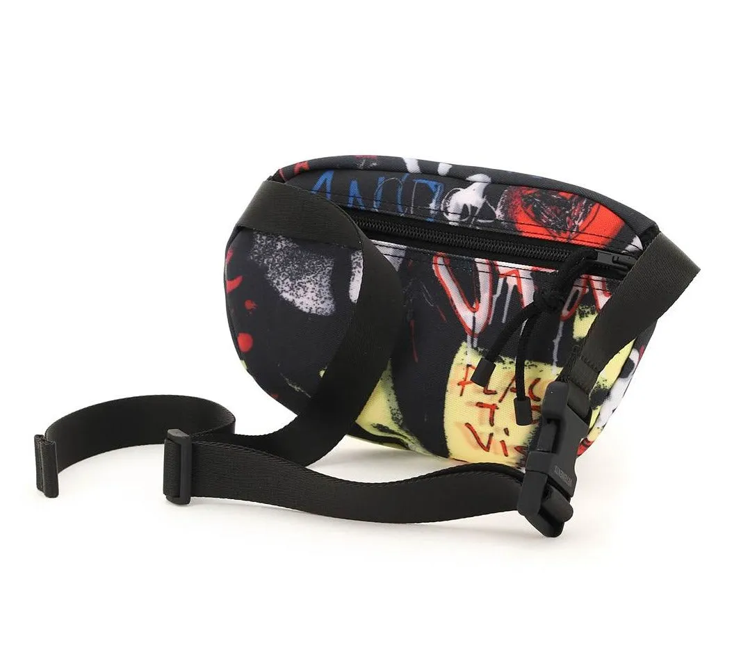 Vetements Graffiti Print Zipped Belt Bag