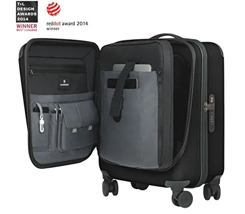 Victorinox Luggage Spectra 2.0 Dual-Access Extra Capacity Carry-On, Black, One Size