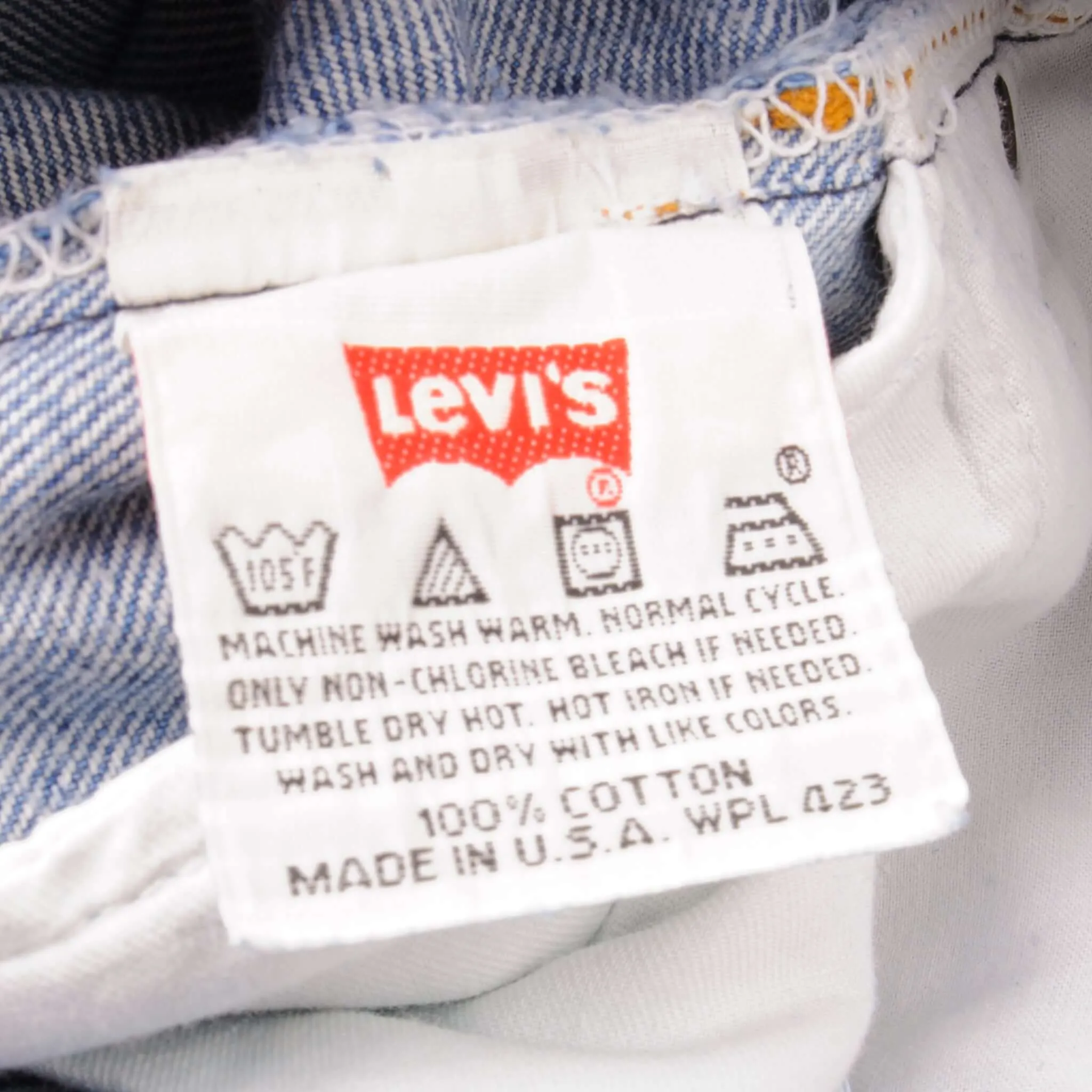 VINTAGE LEVIS 501 JEANS PRESHRUNK 1993 SIZE 30X32 W30 L32 MADE IN USA DEADSTOCK