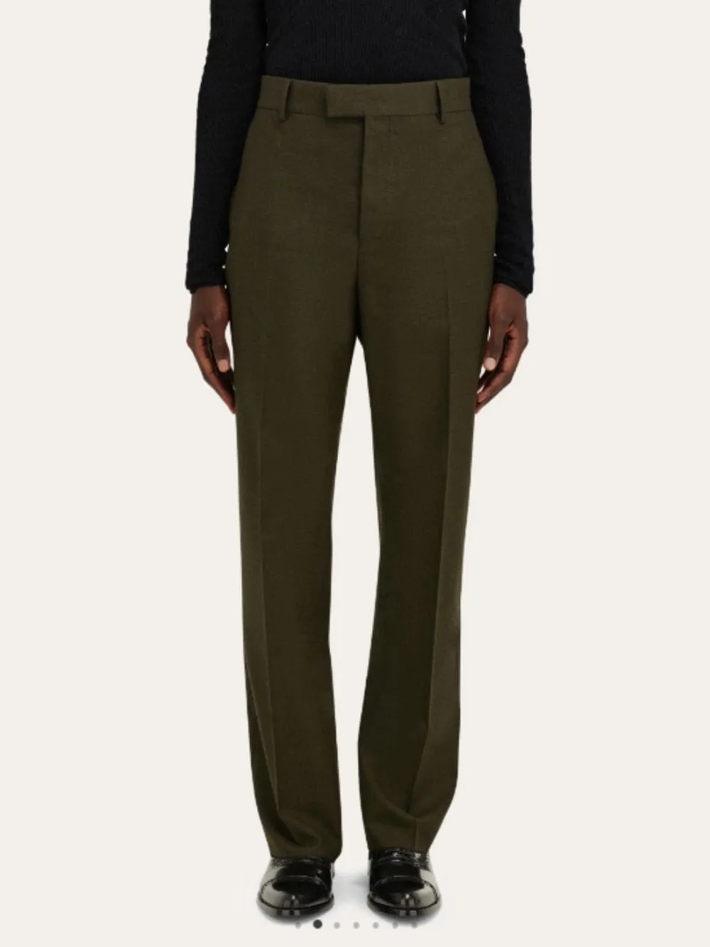 Virgin Wool Tailored Trousers