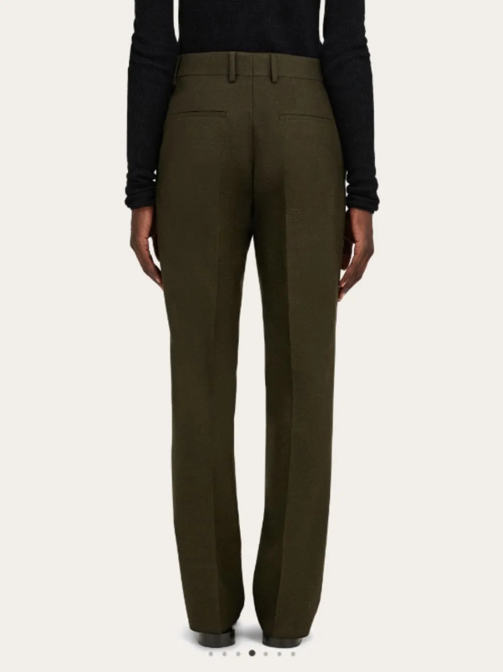 Virgin Wool Tailored Trousers