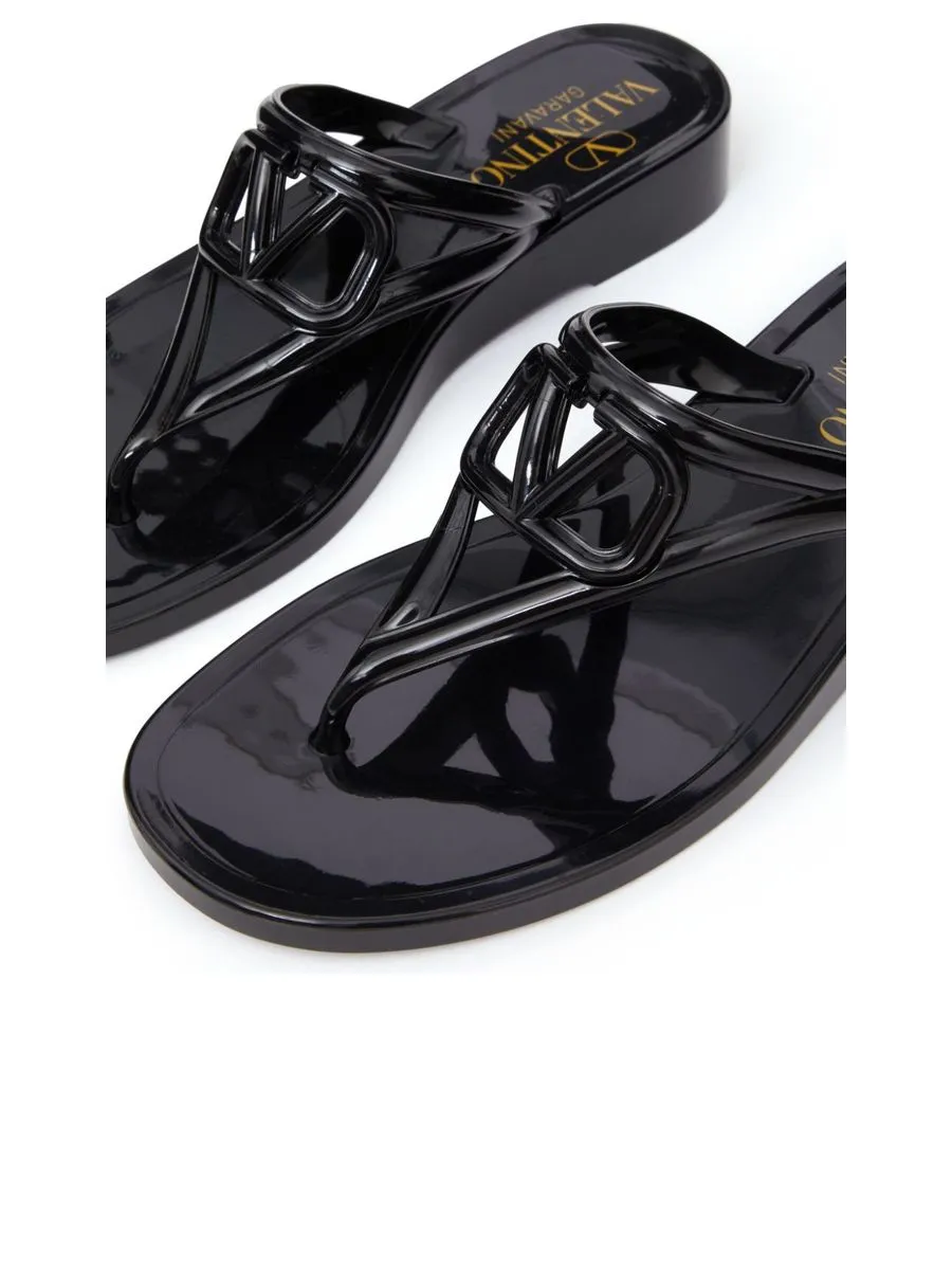 Vlogo Signature Open Toe Thong Sandals