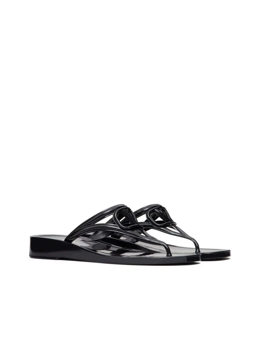 Vlogo Signature Open Toe Thong Sandals