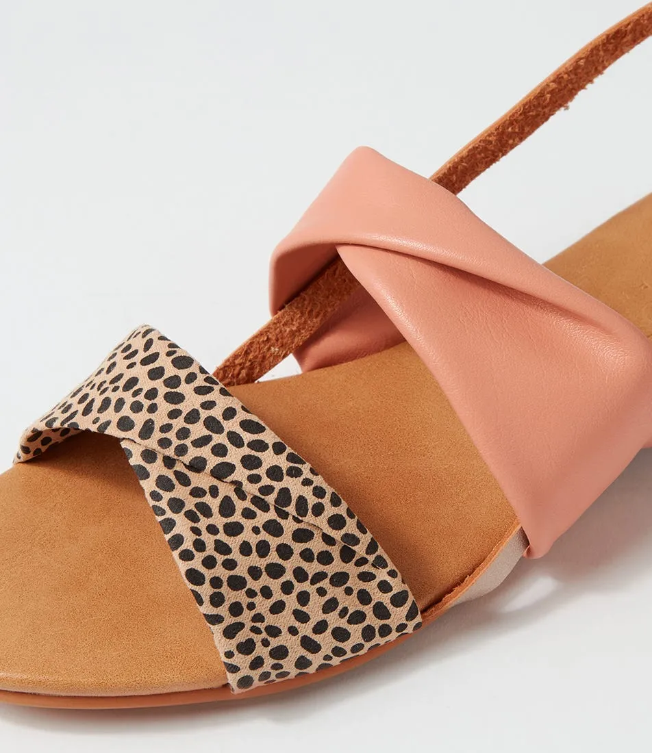 WALNUT Milu Sandal Tan Cheetah Sandals