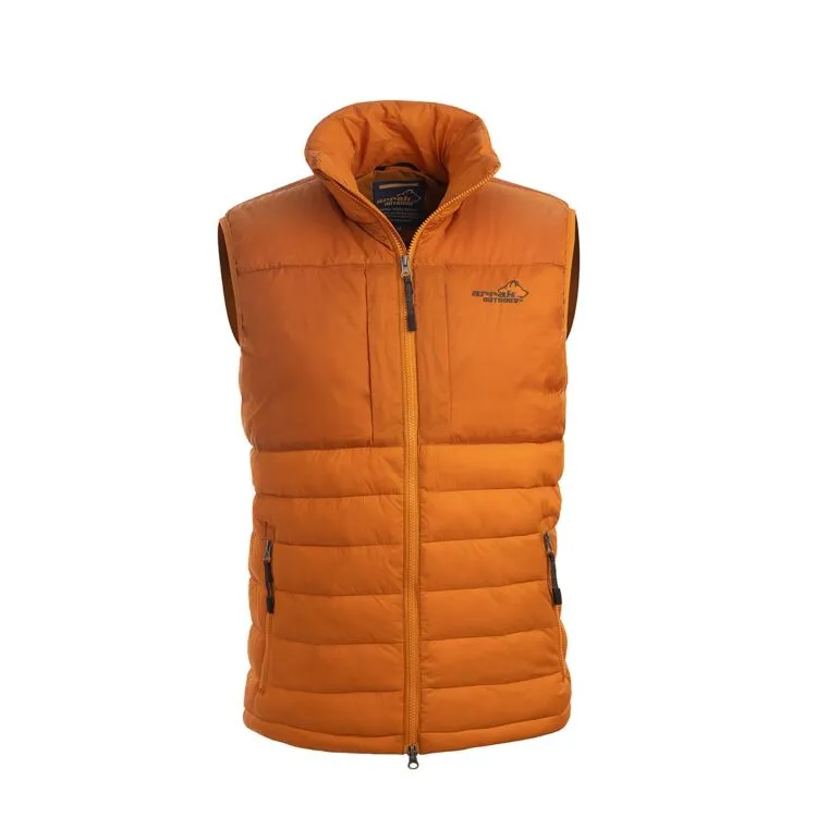 Warmy vest men gold