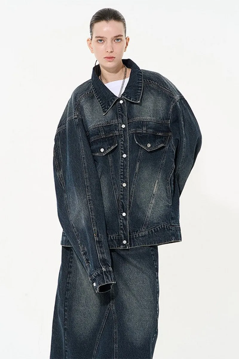 Washed Loose Denim Jacket