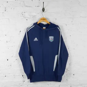 West Bromwich Albion Football Adidas Hoodie - Blue - L