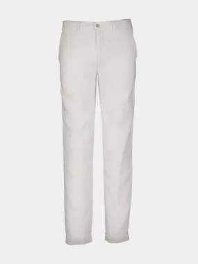 White Linen Trousers