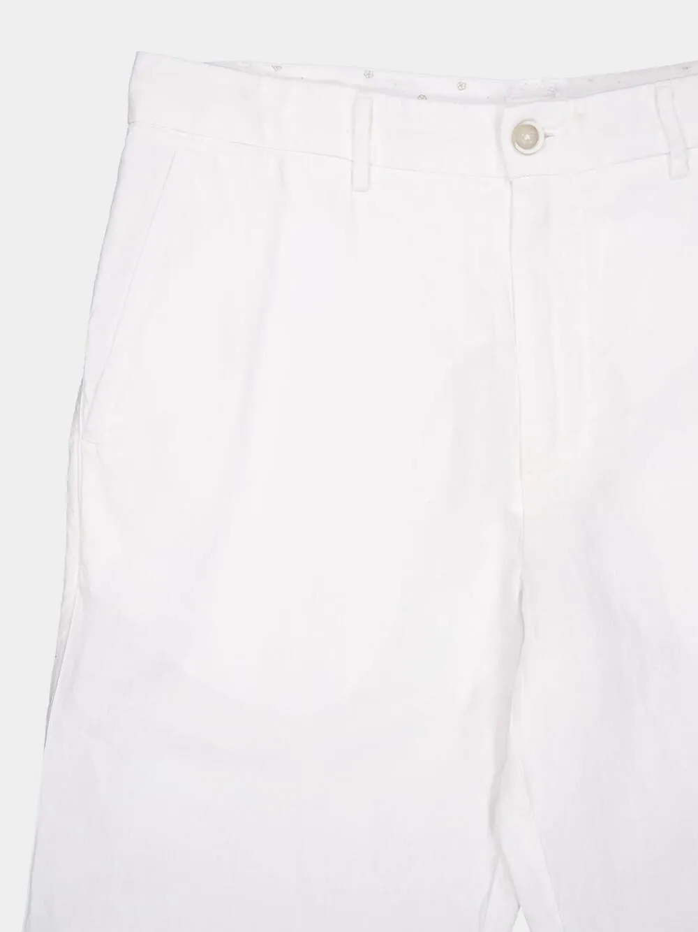 White Linen Trousers