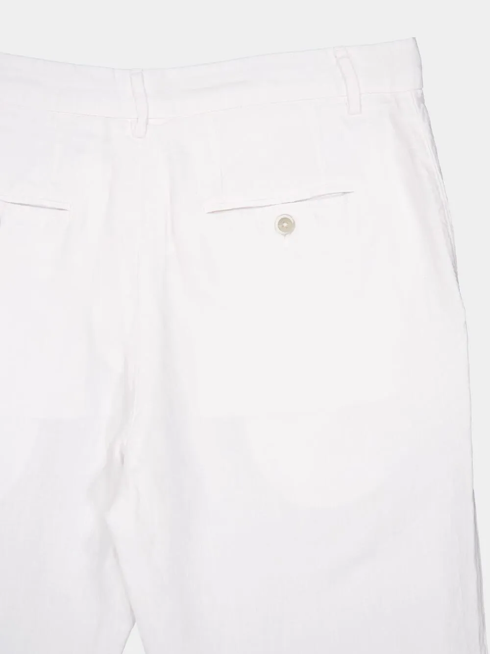 White Linen Trousers