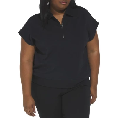 Women's RECREATION Plus Size Marvin 1/4 Zip Pullover