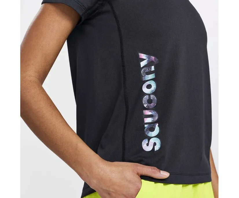 Women's Saucony Stopwatch Graphic Short Sleeve