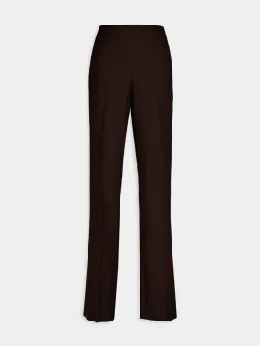 Wool Pleated Trousers