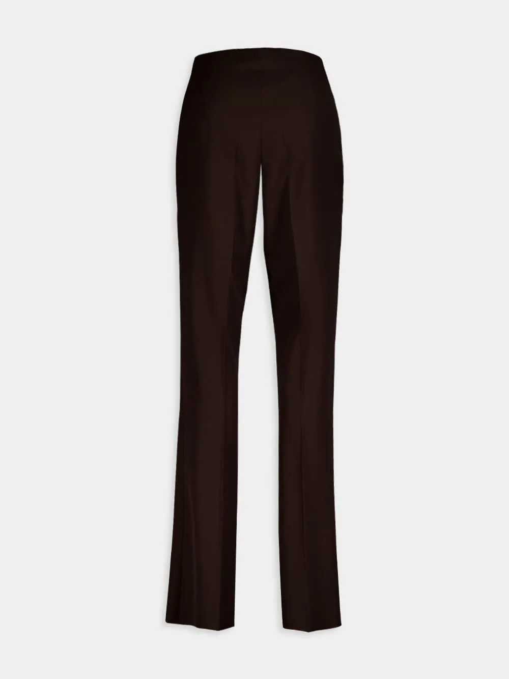 Wool Pleated Trousers