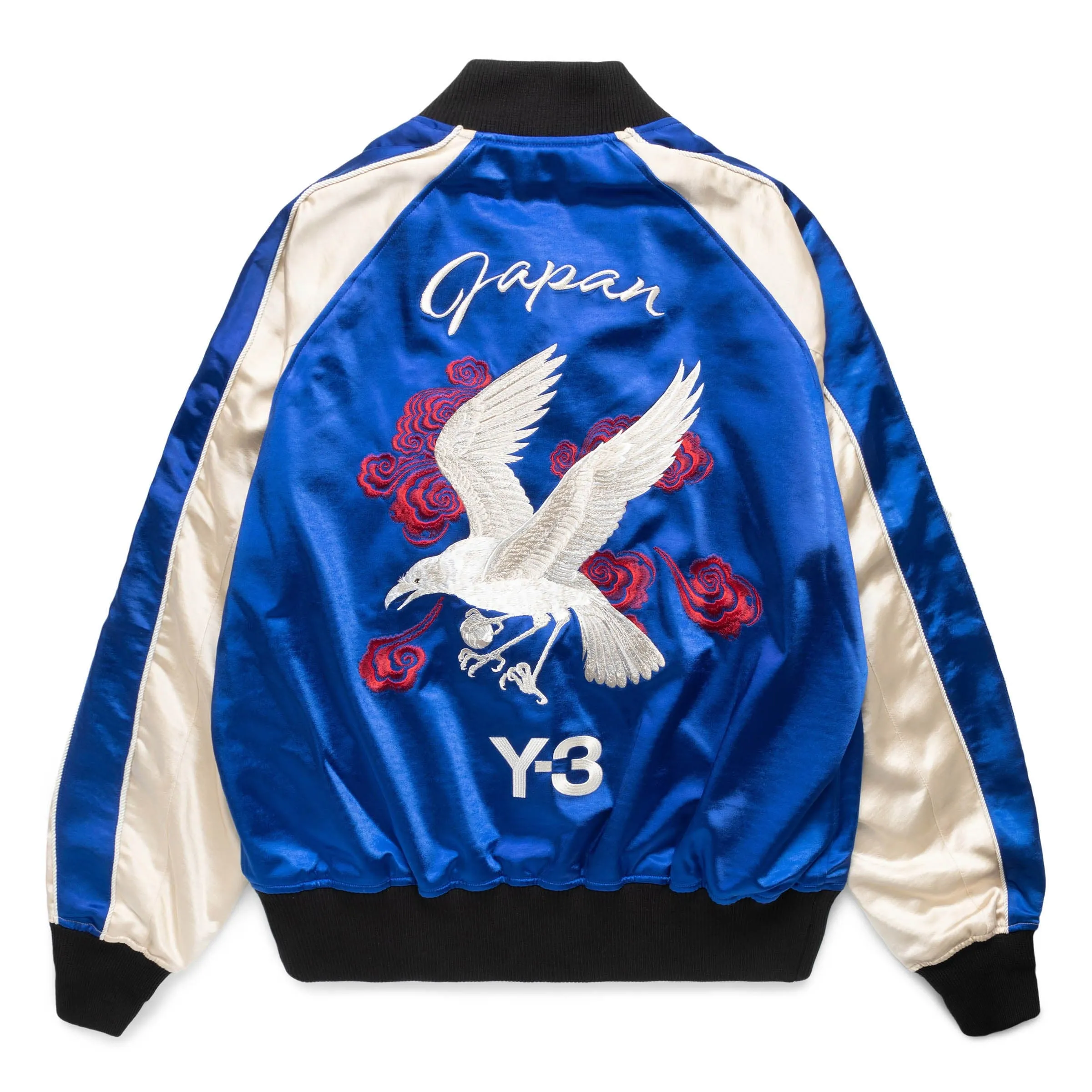 Y-3 JFA SOUVENIR JACKET BOLD BLUE/CHAMPAGNE/BLACK | Bodega