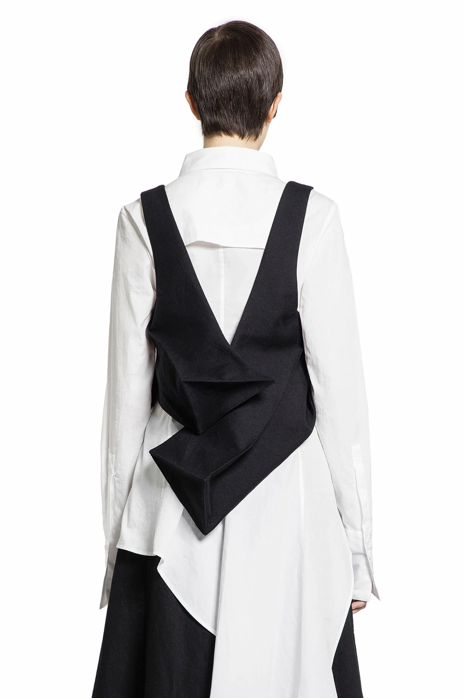 yohji yamamoto box detail vest