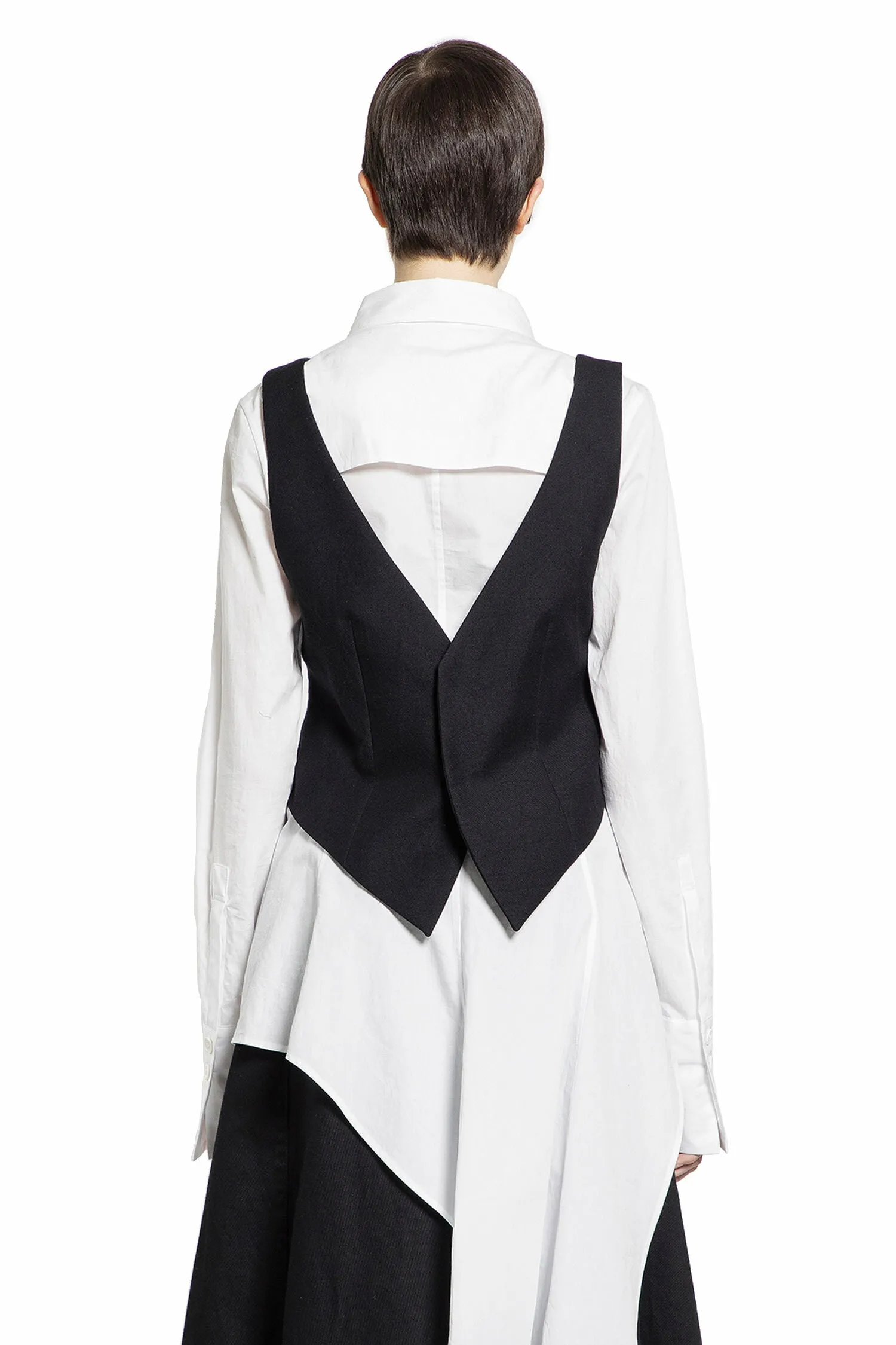 yohji yamamoto box detail vest